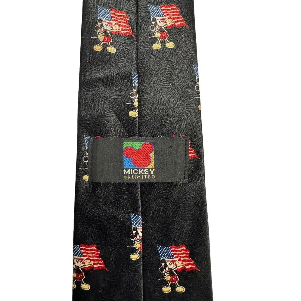 Disney Mickey Unlimited Mickey Mouse American Flag Cartoon Vintage Novelty
